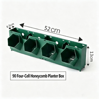 Support de plantes vert multicouche en plastique pour légumes et fleurs, étagère à pots sur pied pour balcon extérieur, mur de fleurs mobile pour jardin domestique