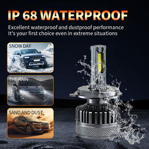 Nuevas Bombillas LED para Faros Delanteros de Coche de Alta Potencia 155W 16000LM 3000-6000K, Ajuste Universal H1/H4/H7/H11/9005/9006, Impermeables, para Conducción y Niebla - Product Image 5