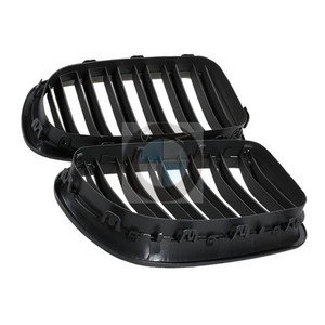 Parrilla Delantera BMW F10 F18 en Negro Mate con Doble Línea para 518Li 520 525Li, Mejora para Parachoques Delantero, Plástico ABS - Product Image 4