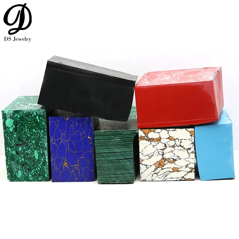 Factory price synthetic rough turquoise stone material