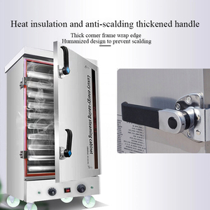 Vaporera Comercial de Acero Inoxidable QDMECH para Bollos de Arroz, Dumplings y Momos, Práctica Máquina para Cocinar Arroz al Vapor - Product Image 2