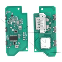 Clé télécommande intelligente améliorée pour BMW Série 3, 5, 7 Châssis F (CAS4 FEM BDC) avec fonction Keyless Go, puce 49, 433, 315, 868 MHz et lame avec logo