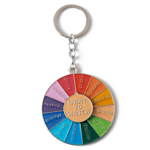 Spinner Arcoíris de Aleación y PVC, Llavero y Collar Ajustable, Gestión de Emociones, Insignia de Energía Social, <span class=keywords><strong>Ruleta</strong></span> - Product Image 6