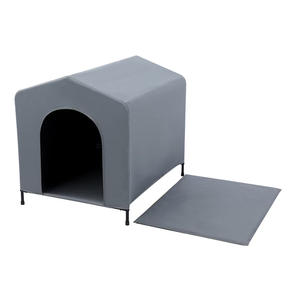 Fabricante al por mayor, cuna elevada grande para perros, marco de Metal de hierro forjado, cama elevada para exteriores de acero para perros - Product Image 6