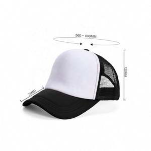 Gorra de béisbol de malla de espuma de algodón unisex al por mayor con logo personalizado, bordado liso, impresión, gorra de camionero, gorra de golf de malla personalizada - Product Image 3