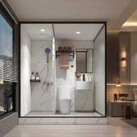 Capsule de douche de haute qualité, taille personnalisée, unité de salle de bain modulaire intégrée pour hôtel