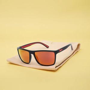 Gafas de <span class=keywords><strong>Sol</strong></span> de Alta Calidad para Mujer, con Logotipo Personalizado, Lentes Polarizadas de PC con Protección UV400, Ligeras, para Uso Diario, con Patillas Recubiertas de Goma Roja, para Exteriores - Product Image 1