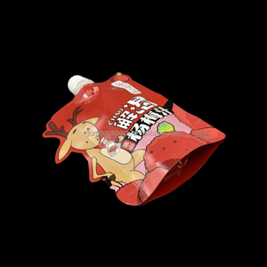 Pochettes personnalisées imprimées réutilisables pour aliments pour bébés, 500 ml, 1 L, portables, étanches, pour gelée, lait, liquides, avec bec verseur, pour usage extérieur - Product Image 3