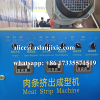 Découpeuse d'extrusion de bande de viande de boeuf d'animal familier/ligne de production automatique d'extrudeuse de bande de viande de chien