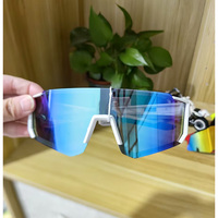 Nouveau gros lunettes de sport surdimensionnées en plein air unisexe rétro carré lunettes de soleil de cyclisme haute qualité PC lentille prêt Stock lunettes de soleil