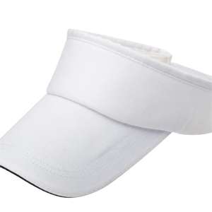 Visera Unisex de Verano, Sombrero para el Sol con Ala Ancha, Plano y Transpirable, 100% Poliéster, para las Cuatro Estaciones, en Blanco, Azul, Negro, Rojo, Amarillo y Naranja - Product Image 4