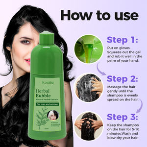 Joynna 1/1N negro y vino tinto cereza Borgoña burbuja color de pelo champú negro marrón <span class=keywords><strong>sin</strong></span> Ppd y amoníaco en Tailandia - Product Image 2