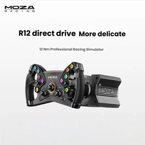 V2 R12 MOZA ฐานล้อจำลอง F1แข่งแบบมืออาชีพสำหรับพีซีที่มีแรงตอบรับ ETS2 Forza ขอบฟ้า5 - Product Image 1