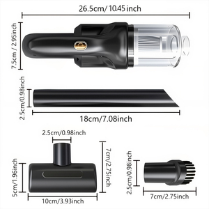 Aspiradora Inalámbrica para Auto, Negra, Portátil, Recargable, para Uso Doméstico, con Gran Potencia de Succión, Envío Directo desde la UE - Product Image 6