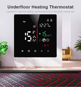 Tuya wifi thông minh nhiệt 16A cảm ứng Bảng điều chỉnh điều khiển từ xa cho tự động hóa nhà sàn điện sưởi ấm dây gạch nhiệt độ - Product Image 3