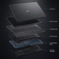 Portátil Empresarial Delgado Dell Pro Precision 5 16S de 16 Pulgadas, Intel Core de Alto Rendimiento, Computadora Portátil, Estación de Trabajo