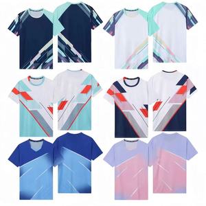 Jersey untuk Pria Desain Pink Kaos Seragam Wanita Sublimasi Bernapas Jersey Baru 2025 Pakaian Voli - Product Image 3