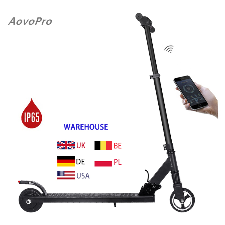 Aovopro Esmini Великобритания Склад Прямая поставка 250 Вт мотор мини электрический скутер микро-мобильность Регулируемый Портативный откидной скутер