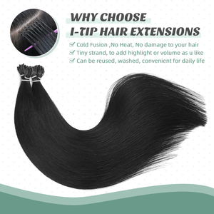 Extensiones de Cabello Ruso Remy de Doble Trama Premium con Queratina I-Tip para Venta al por Mayor en Salones y Fábricas - Extensiones de Cabello I-Tip K.SWIGS - Product Image 4