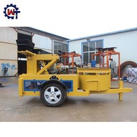 Machine à fabriquer des briques mobiles WT1-20M intégrée avec moteur diesel - N' nécessite pas d'alimentation externe - Taille compacte - Haute production