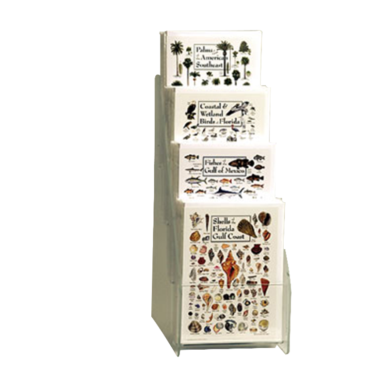 Apache Light Duty Acrylic Countertop Postcard Display Rack Single-Sided for Supermarket Shelves Customizable — view 2