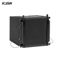 Set Combinado de Altavoces Line Array Activos Profesionales Coaxiales Simples de 10 Pulgadas x 2 + 18 Pulgadas para Sistema de Escenario en Espectáculos al Aire Libre