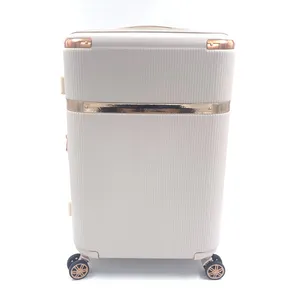 Tas koper perjalanan murah, produk bagasi jinjing, dengan pelindung sudut 360 derajat, koper roda putar 4
