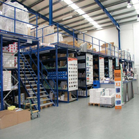 Plateforme industrielle en acier à capacité de charge de 2000 kg/m, mezzanine robuste pour palettes, entrepôt de stockage de marchandises CE/ISO