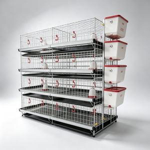 Unité d'élevage portable pour <span class=keywords><strong>poussins</strong></span>, prête à l'emploi, avec quatre niveaux superposés et flux d'air optimisé pour une croissance saine - Product Image 1