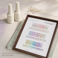 Suuseegel – Lot de 36 vernis gel effet œil de chat 15 ml avec effet étoilé coloré pour salon de manucure – Vente en gros