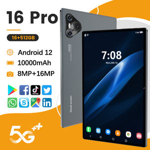 Tablette Tactile Android 16 Pro à Grande Mémoire et Grand Écran, Haute Qualité, Octa Core, Wi-Fi, avec Google Store - Product Image 2