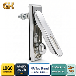 Zinc Alloy Anti-Theft <strong>Key</strong> Operated Swing Handle Electrical <strong>Panel</strong> Latch Lock 3 Point Box Padlockable 5 Year Warranty 18mm Backset - Product Image 1