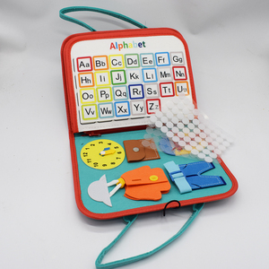 Mainan Montessori Papan Aktivitas Felt Populer Mainan Sensorik Anak Buku Aktivitas untuk Balita - Product Image 5