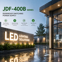 Alimentation LED AC/DC 400W 12V 33A à sortie unique, étanche IP65, transformateur d'alimentation à découpage pour bande LED extérieure