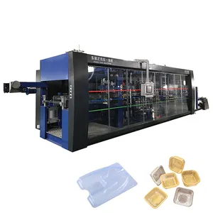 גבוהה מהירות פלסטיק מגש אוטומטי thermoforming מכונה