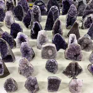 Venta al por mayor <span class=keywords><strong>natural</strong></span> Brasil <span class=keywords><strong>Uruguay</strong></span> roca amatista racimo cristal artesanía amatista cruda geoda - Product Image 4