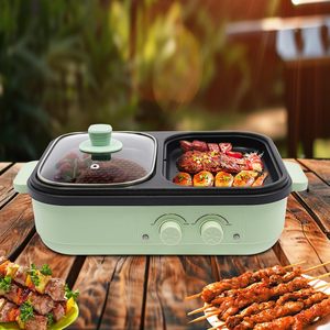 Marmite <span class=keywords><strong>de</strong></span> <span class=keywords><strong>cuisson</strong></span> multifonctionnelle 110V/220V antiadhésive, four <span class=keywords><strong>électrique</strong></span> domestique, barbecue, plaque <span class=keywords><strong>de</strong></span> <span class=keywords><strong>cuisson</strong></span> <span class=keywords><strong>électrique</strong></span> - Product Image 1