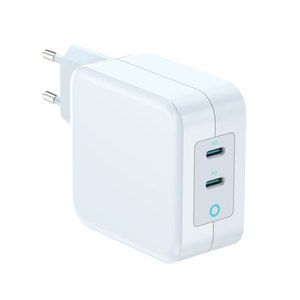 Chargeur GaN PD double USB-C 100W, station de charge rapide universelle, adaptateur d'alimentation <span class=keywords><strong>PPS</strong></span> 5V-20V pour Samsung S24, ordinateur portable, tablette - Product Image 1