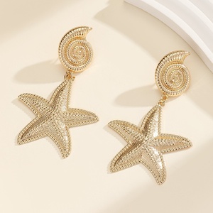 Pendientes de moda Jingciren Boutique, estilo europeo y estadounidense, transfronterizos, estilo festivo, metálicos, elegantes, con caja de regalo. - Product Image 6