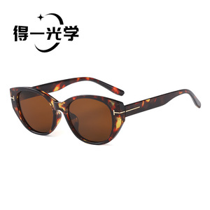 Cat Eye <b>Sunglasses</b> Black PC Frame UV400 Women's Sun Protection - Product Image 3