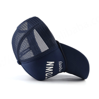 Gorra Trucker Personalizada de 5 Paneles con Perfil Medio - Estilo y Rendimiento, Ajustable, Unisex, para Playa, Hip Hop, Lona, Malla, 100% Poliéster