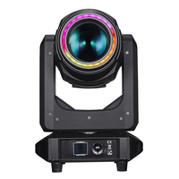 GBR-GB280R 280W Beam Spot Wash BSW Luz de Cabeza Móvil con Anillo LED para Iluminación de Escenarios, Eventos y DJ