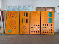 Panneau mural interactif sensoriel Montessori pour enfants, tableau d'activités en bois, apprentissage ludique mural pour les tout-petits