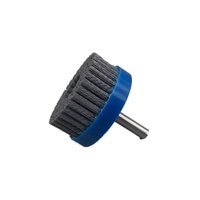 Brosse à disque industrielle en carbure de silicium pour le travail des métaux, avec manche métallique, 6 pouces, disponible en OEM pour le polissage, Shenzhou