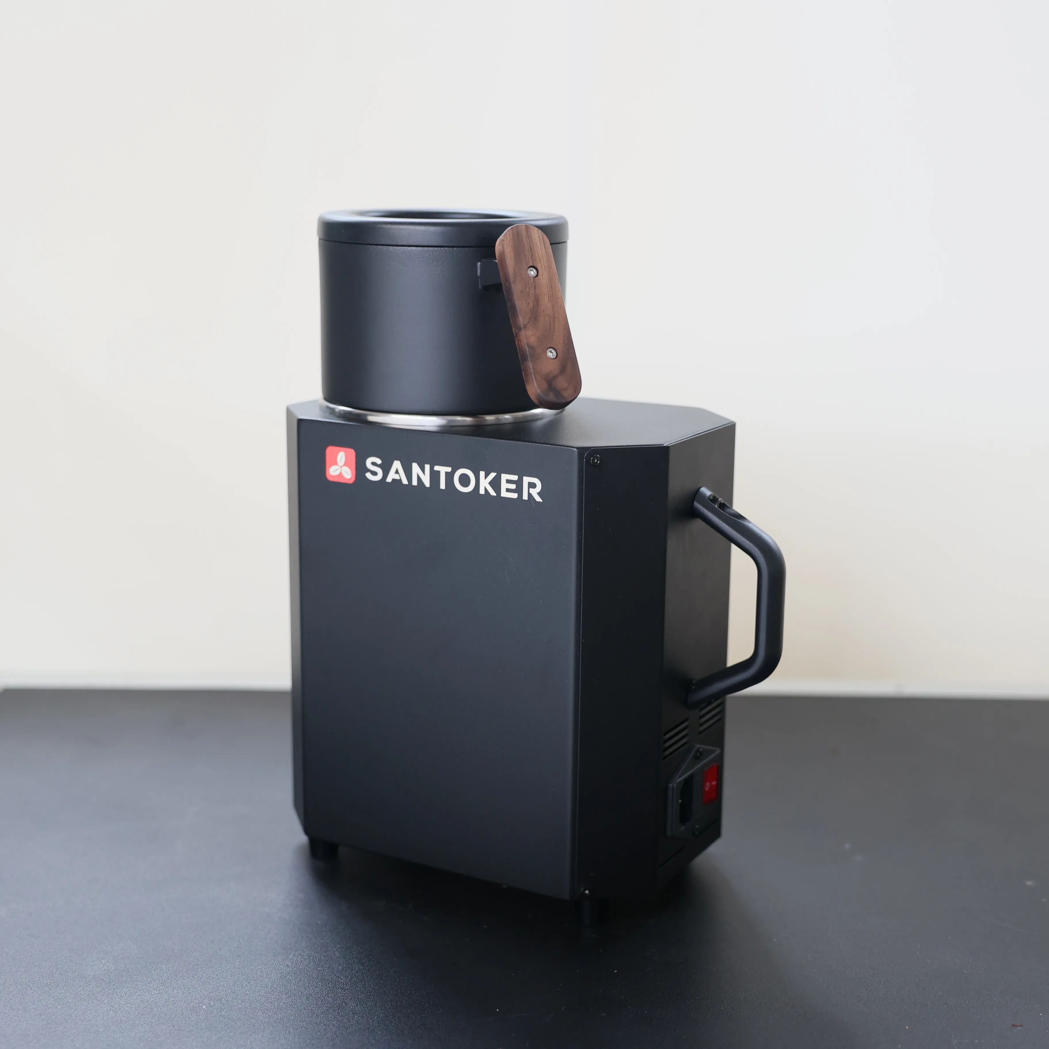 SANTOKER Cube10 100g हॉट एयर स्वचालित कॉफी रोस्टर छोटी ब्लूटूथ स्मार्ट वाणिज्यिक कॉफी मशीन कॉफ़ी रोस्टिंग मशीन