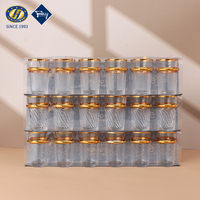 Ensemble de verres à thé arabes en verre taillé diamant avec logo personnalisé et bord doré, 6 pièces, pour cadeau de Ramadan et faveurs de mariage