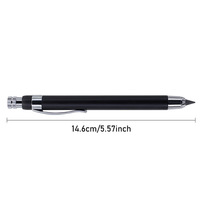 Crayon mécanique de dessin et d'esquisse de 5,6 mm avec clip, portable, pour l'ingénierie, avec logo personnalisé