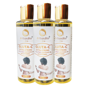 Huile pour la peau à la vitamine C de citron, ingrédient actif naturel pur, 200 ml, vitamine <span class=keywords><strong>E</strong></span>, anti-âge, nourrissante, éclaircissante, soin de la peau - Product Image 1