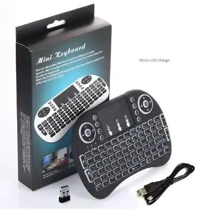 2.4g I8 Mini Keyboard I8 air Fly Mouse, Backlit, English, Russian, Spanish, Remote Control for Android Tv Box