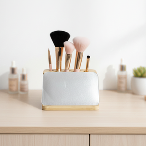 ที่จัดแปรงแต่งหน้าไม้ไผ่/อะคริลิค พร้อมกระจก รุ่น ACC-130 ราคาสุดคุ้ม บรรจุภัณฑ์แบบขายส่ง ขายดีที่สุด - Product Image 2